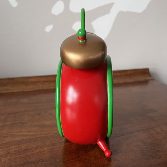 Roman Amusements 6" LED Musical Alarm Clock Figure 2012 Christmas Decor #34531 - Picture 7 of 17